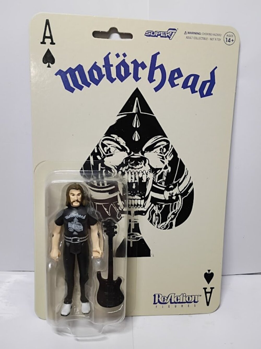 Super7 Motörhead Lemmy ReAction figure year 1920 NWB